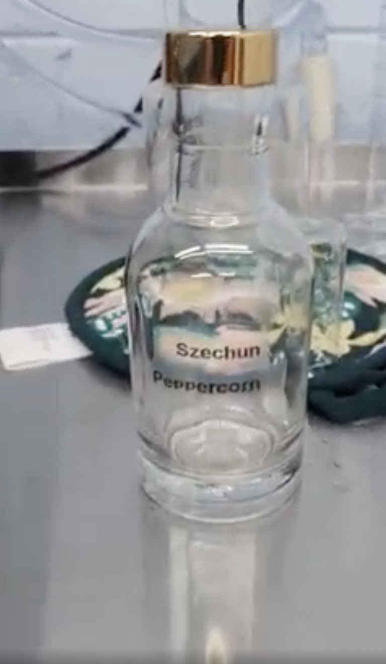 Testing Szechun Peppercorn Infusion